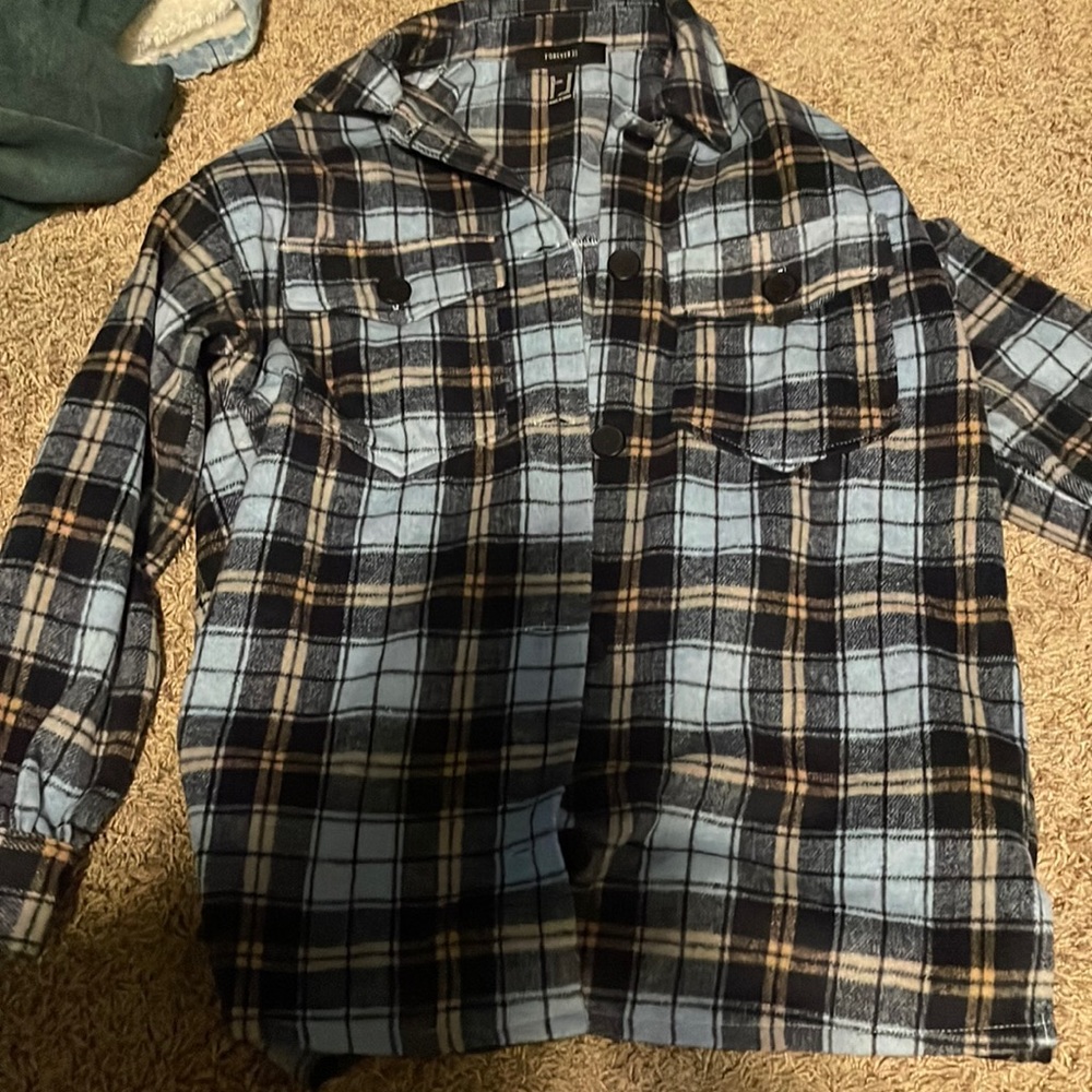 Forever 21 oversized flannel